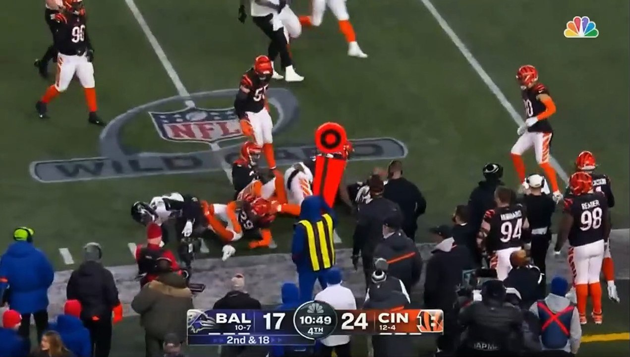 Baltimore Ravens vs. Cincinnati Bengals Full Highlights 4th QTR _ NFL WILD CARD 2023