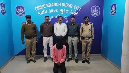 SURAT VIDEO: क्राइम ब्रांच पुलिस ने धर दबोचा हत्या की कोशिश के आरोपी को