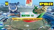 BPL 2023 13 Match Full Highlights _ Sylhet Strikers Vs Dhaka Dominators