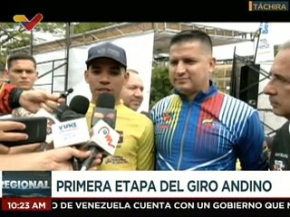César Sanabria gana primera etapa de la Vuelta al Táchira