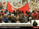 Juventud venezolana se moviliza en honor al legado del mártir revolucionario Robert Serra