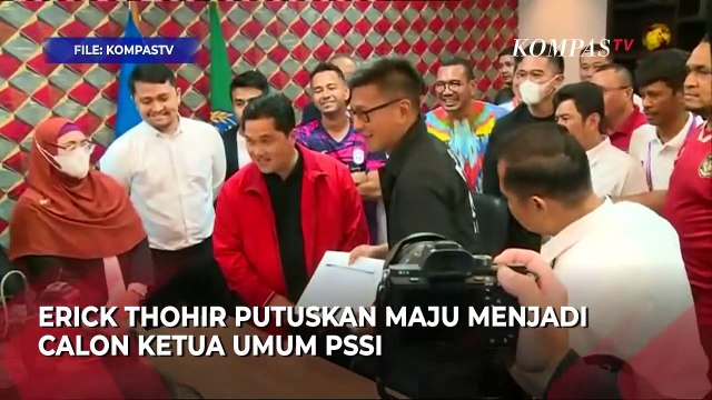 Seskab: Jokowi Izinkan Erick Thohir Maju Jadi Calon Ketua Umum PSSI