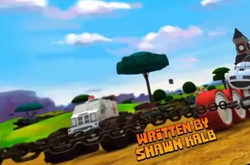 Bigfoot Presents: Meteor and the Mighty Monster Trucks E018 - The Backwards Race