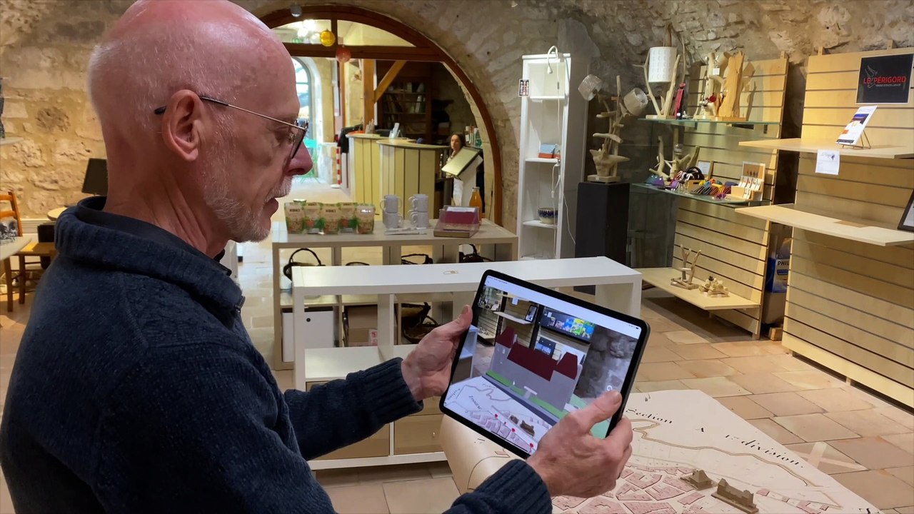 Projet de palais des Évêques en réalité augmentée