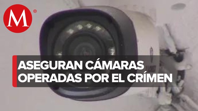 En SLP, desmantelan videocámaras operadas por el crimen organizado