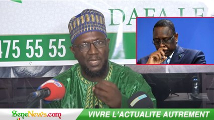 Les Révélations de Cheikh Omar Diagne :" Macky dafa tite parce que ...."