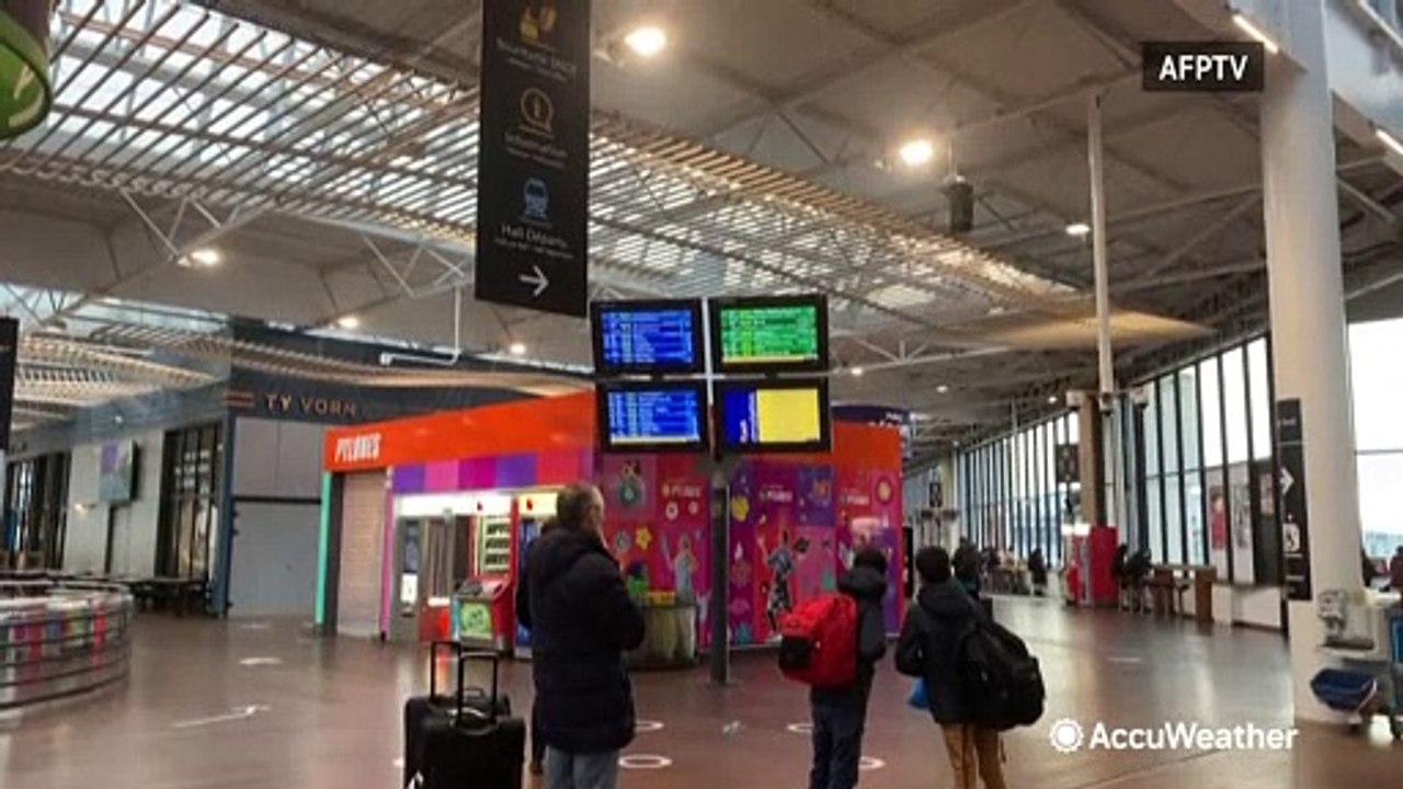 Storm causes French train cancellations