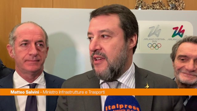 MIlano-Cortina, Salvini Riunione ok, si stanno recuperando ritardi