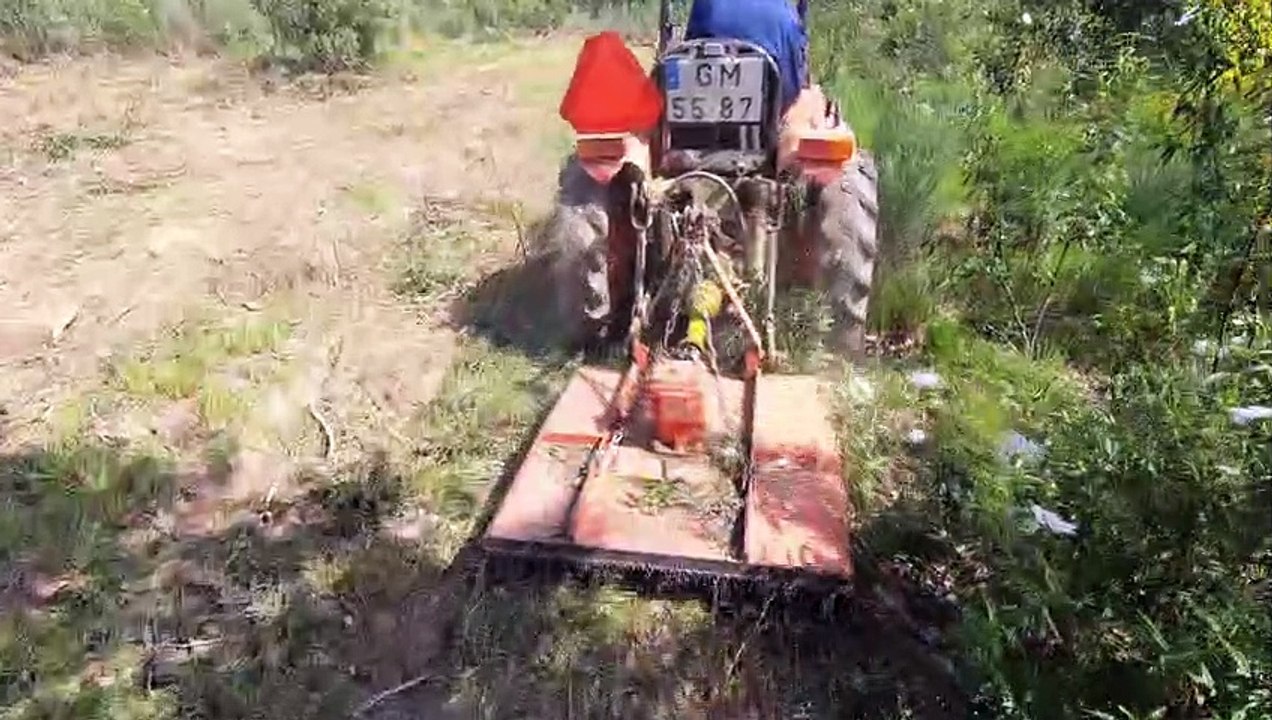Agria 8900 Articulated Tractor | With bush cutter / weeding machine in 3 years old cistus