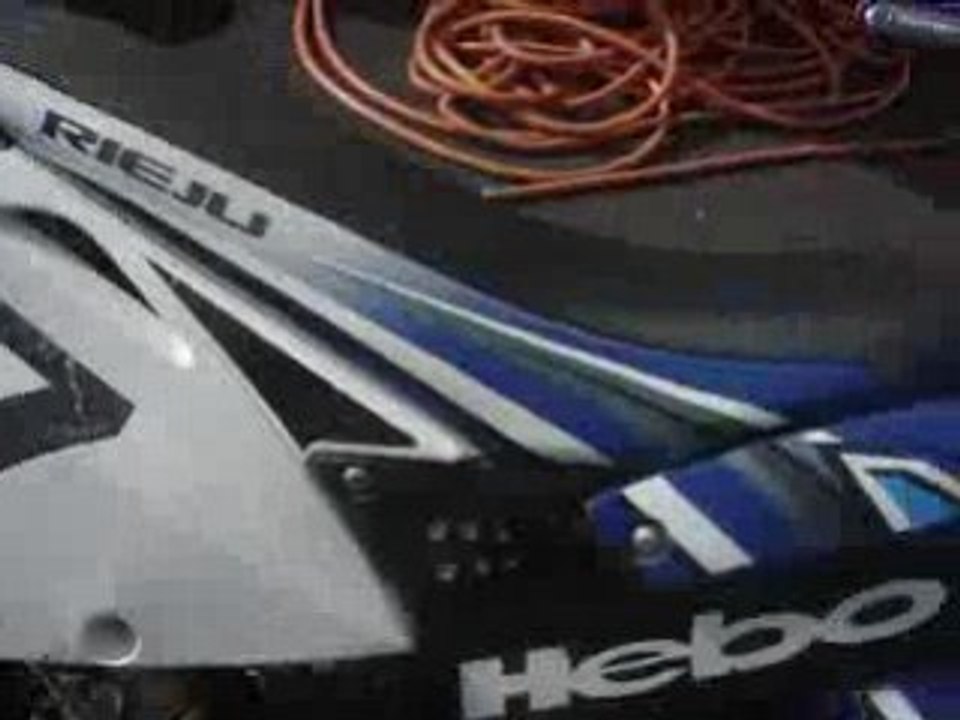 rieju mrx pro pot hébo à l'arrêt