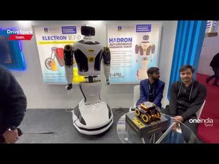 Auto Expo 2023 | Hadron Autonomous Humanoid Robot | TAMIL DriveSpark