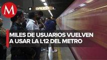 Reabre tramo subterráneo de la Línea 12 del Metro CdMx