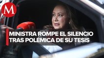 Ministra Yasmín Esquivel dice que no dejará el cargo; 