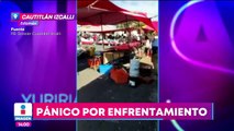 Enfrentamiento en tianguis de Cuautitlán Izcalli causa pánico