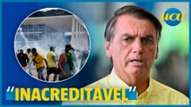 Nos EUA, Bolsonaro lamenta atos terroristas em Brasília