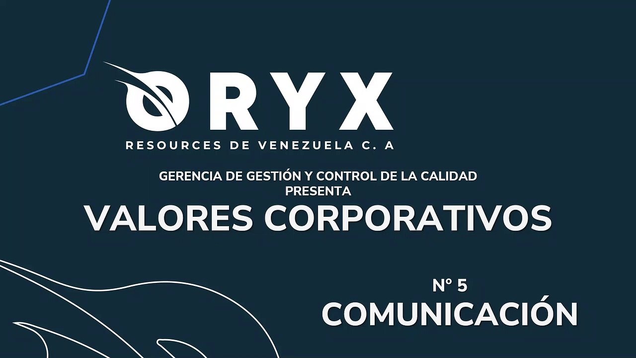 Valores SGC:  Comunicación