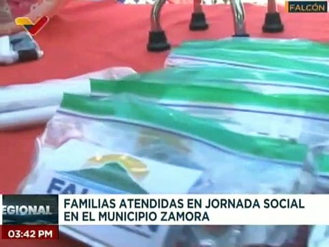 Más de 20 instituciones gubernamentales favorecen a familias con jornada social en el estado Falcón