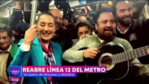 Reabre la Línea 12 del Metro; ya opera de Mixcoac a Atlalilco