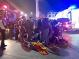 Devrilen UTV'nin altında kalan iki kişi yaralandı