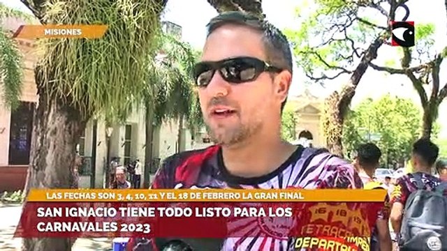 San Ignacio tiene todo listo para los carnavales 2023