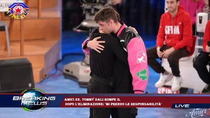 Amici 22, Tommy Dali rompe il  dopo l'eliminazione: 'Mi prendo le responsabilità'
