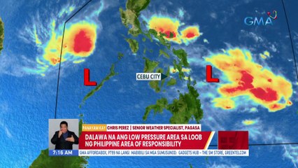 PAGASA: LPA sa kanluran ng bansa, patuloy na kikilos palabas ng PAR | UB