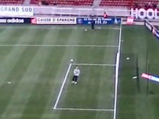 Echauffements psg bastia