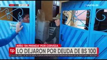 Niño de cuatro años fue dejado “en prenda” por cerveza, denunció su abuela que lo rescató