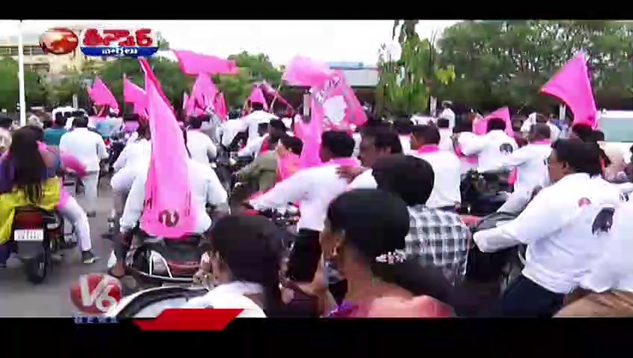 BRS Leaders Huge Arrangements For CM KCR Khammam Public Meeting _ V6 Teenmaar