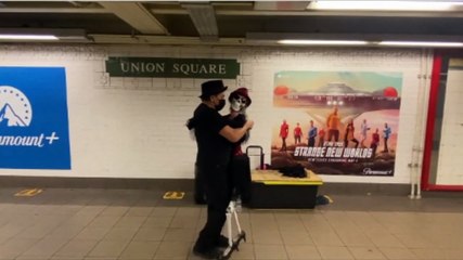 Dancing Skeleton from Union Square