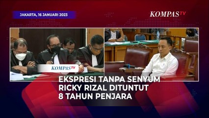 Ekspresi Ricky Rizal Dituntut 8 Tahun Penjara: Pasrah Tanpa Senyuman