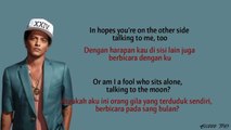 Bruno Mars - Talking To The Moon Lirik Terjemahan