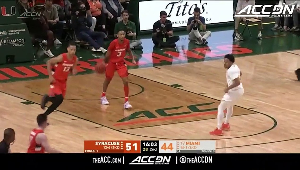 Miami vs. Syracuse Men's Basketball Highlight (202223) video Dailymotion