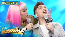 Vice Ganda shares an unusual hug with Vhong | It's Showtime