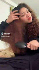 khi làm tóc Hippie