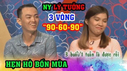 TRỰC TIẾP  HẸN HÒ BỐN MÙA YÊU CÂU 3 VÒNG 90-60-90 CHÀNG TRAI NHẬN CÁI KẾT