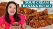How to Make Sour Cream Banana Bread With Pecan Streusel Topping