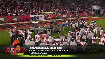 Russell Gage collapsed with scared injury in Buccaneers vs Cowboys Wild Card