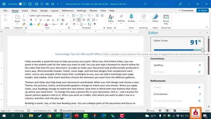 New Editor Tool for Microsoft Word 365