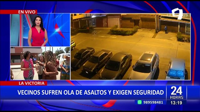 La Victoria: Vecinos atemorizados por ola de asaltos y piden mayor seguridad