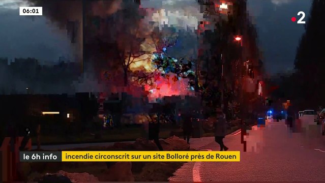 Grand-Couronne - Le spectaculaire incendie dans une usine de batteries au lithium est désormais circonscrit : Il n'a fait aucun blessé et n'a provoqué aucune pollution