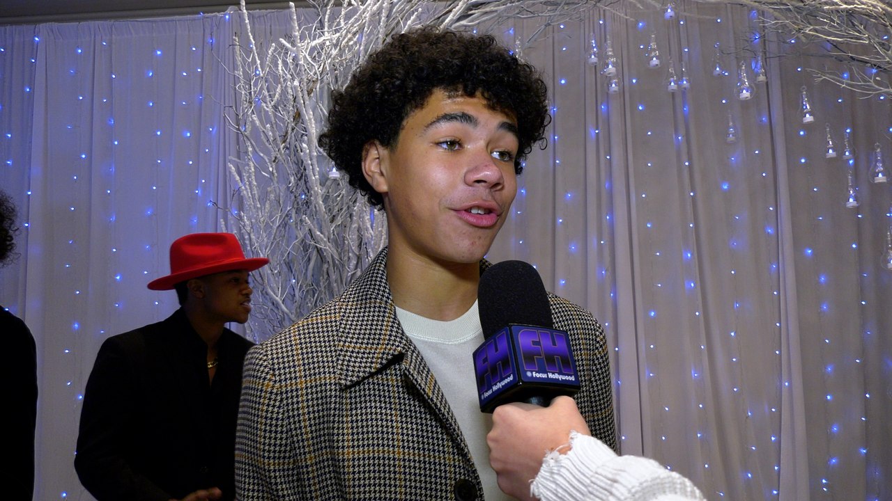 Jalon Christian Interview at Anais & Mirabelle Lee's Sweet 16 Birthday Bash in Los Angeles