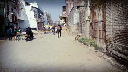 Wound on body, bottle in hand, patient ran away from hospital