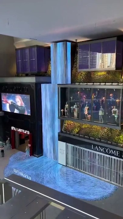 Stunning LED waterfall #shorts #viral #shortsvideo #video #innovationhub