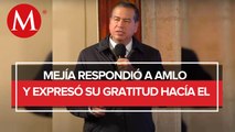 Ricardo Mejía reitera gratitud y lealtad a AMLO; 