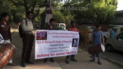Sexual freedom parade in Jantar Mantar, Delhi