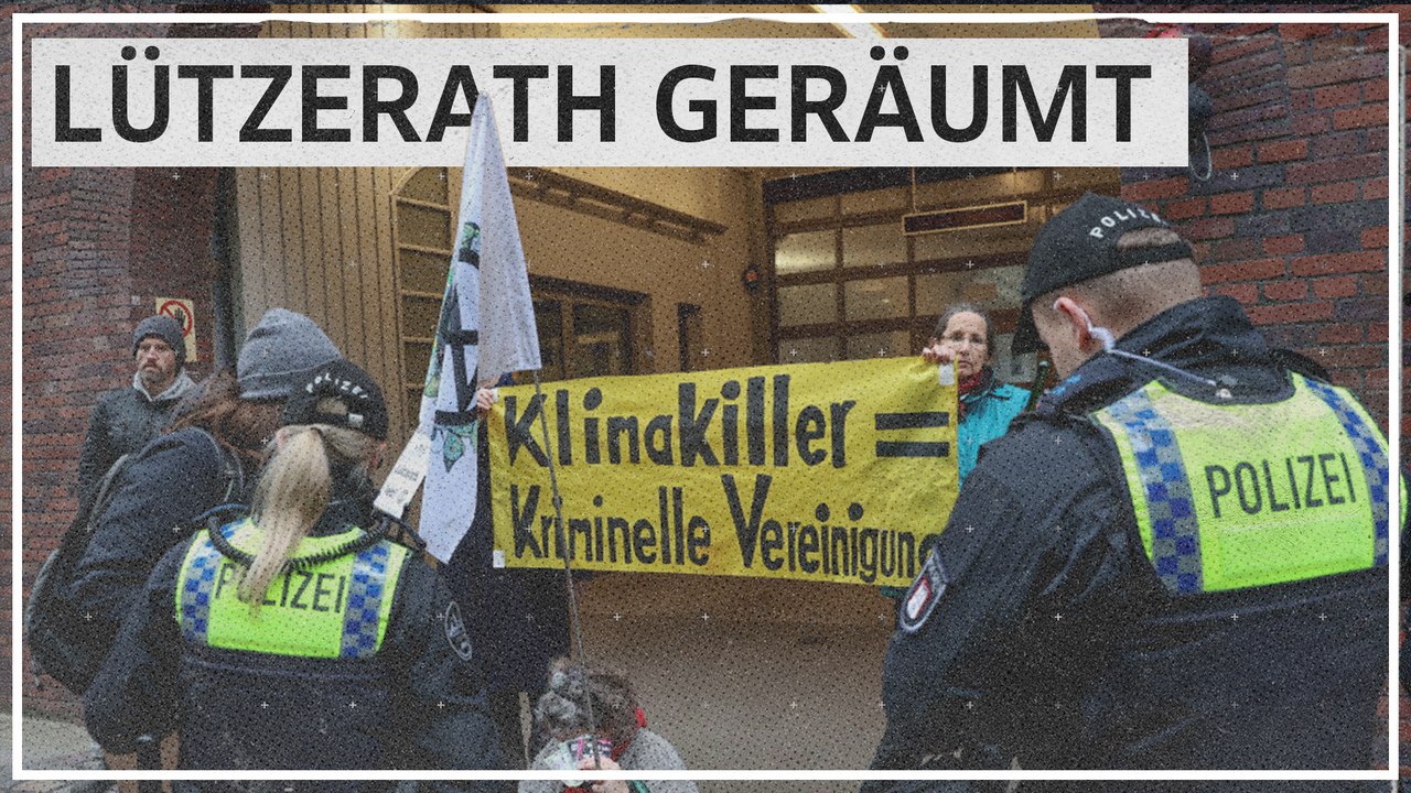 Letzte Aktivisten verlassen Tunnel unter Lützerath