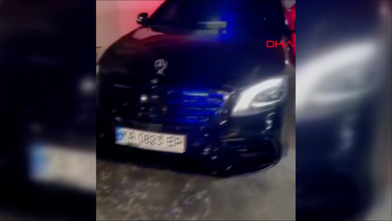 Yabancı plakalı çakarlı lüks araçla drift yapıp sosyal medyada yayınladılar