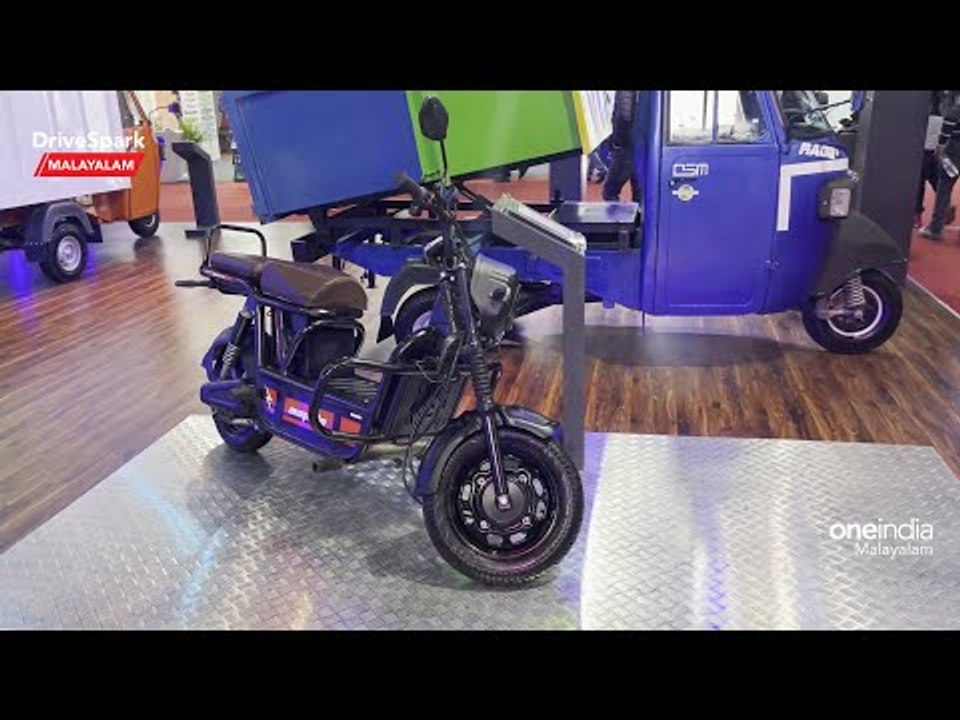 Auto Expo 2023: Omega Seiki Mobility Mopido | Malayalam Drivespark | Manu Kurian