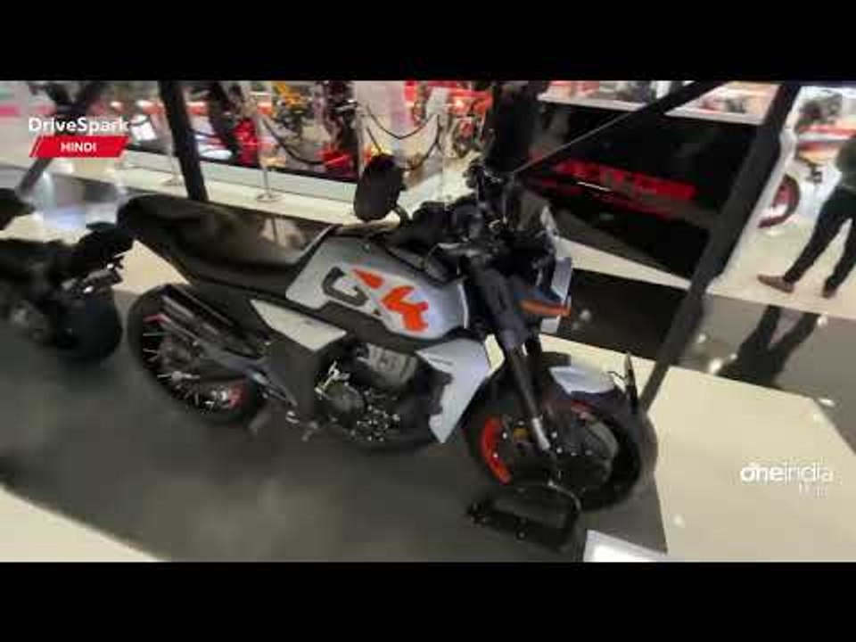 Auto Expo 2023: Zontes Gk350 Sports Cafe Motorcycle Walkaround | Promeet Ghosh | HINDI DriveSpark